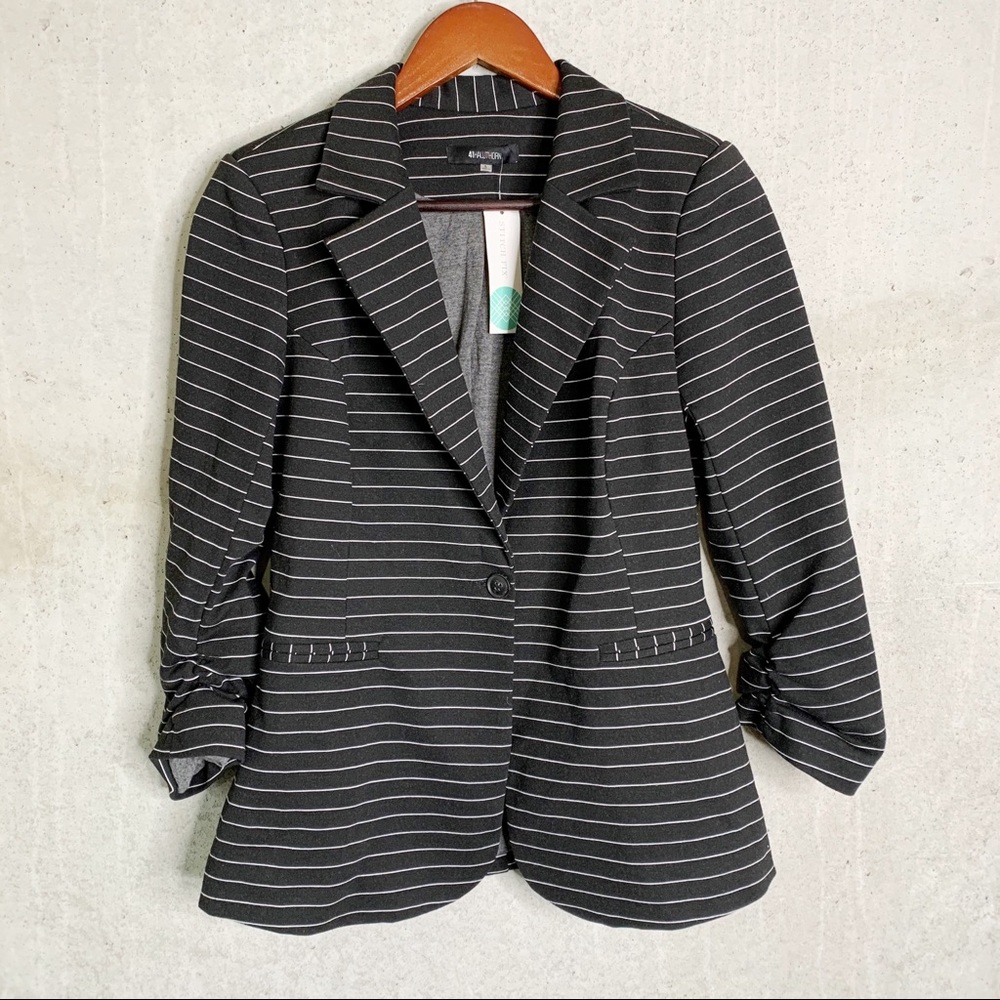 41 Hawthorn black stripe blazer size L